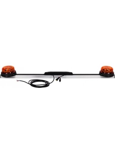 110 cm ilgio stogo juosta su 2 LED PEGASUS švyturėliais