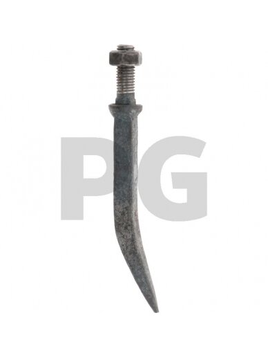 18 X 190 Akėčių noragas M14 Natural hard, Išlenktas 18 X 190 Akėčių noragas M14 Natural hard, Išlenktas