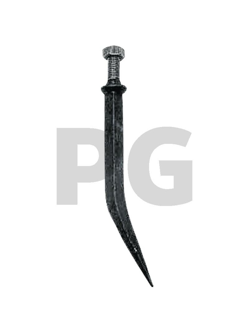 18 X 180 Akėčių noragas M14 Quenched and tempered, Išlenktas 18 X 180 Akėčių noragas M14 Quenched and tempered, Išlenktas