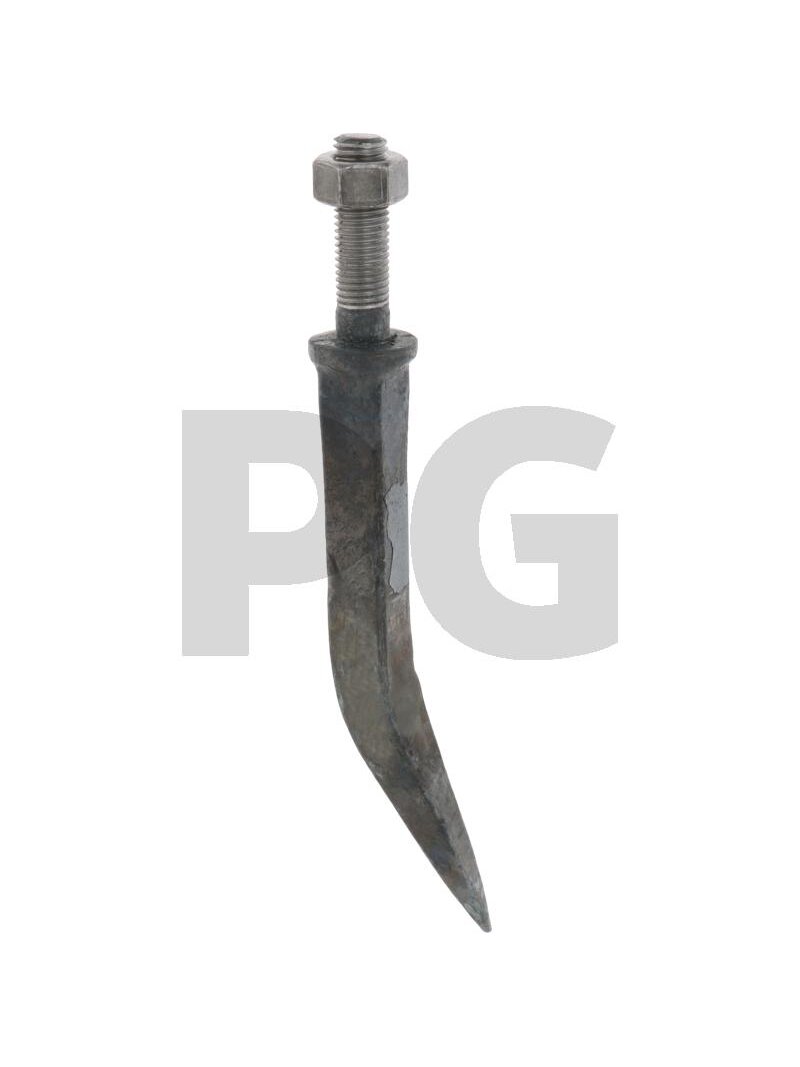 18 X 190 Akėčių noragas M14 Ov Quenched and tempered, Išlenktas
