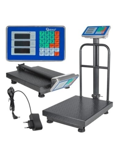 300 kg LCD platforminės svarstyklės (1) 300 kg LCD platforminės svarstyklės (1)