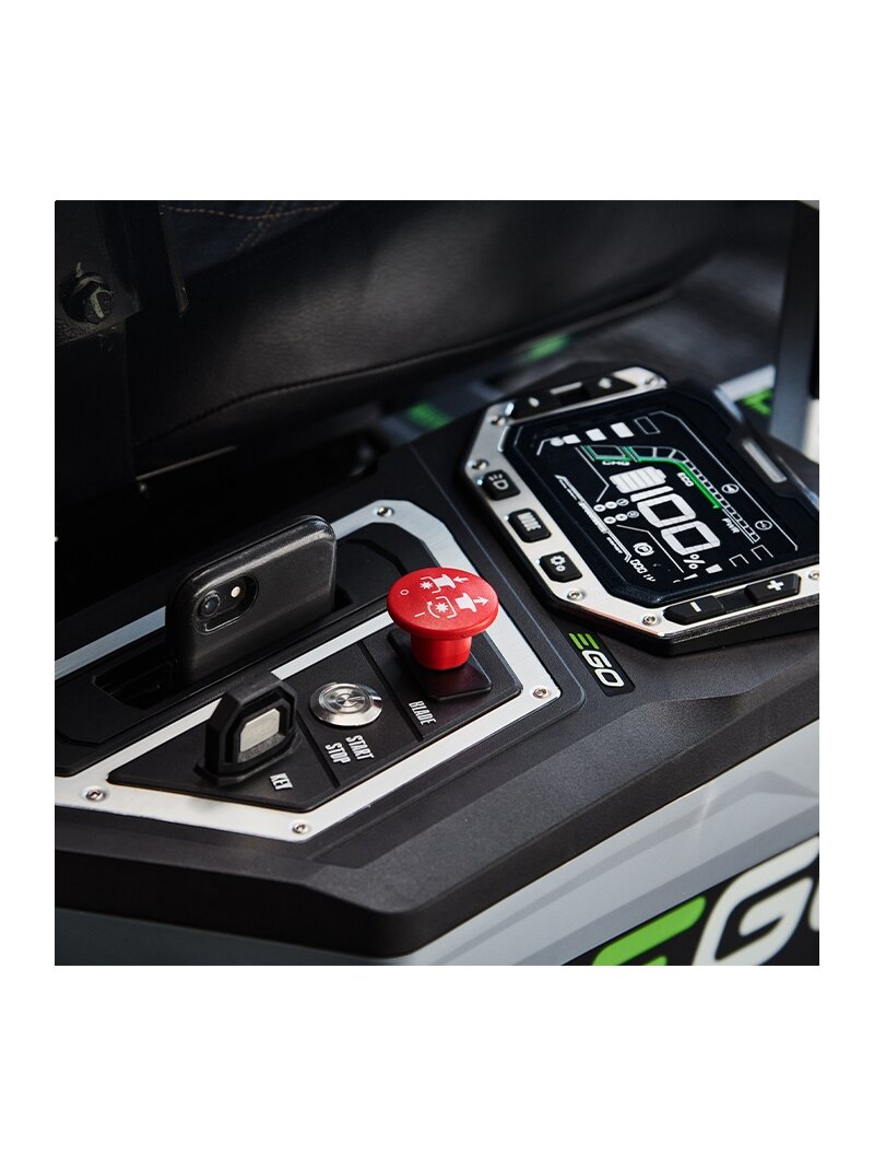 Akumuliatorinis rider traktoriukas EGO Power+ZT4201E 1070mm 7