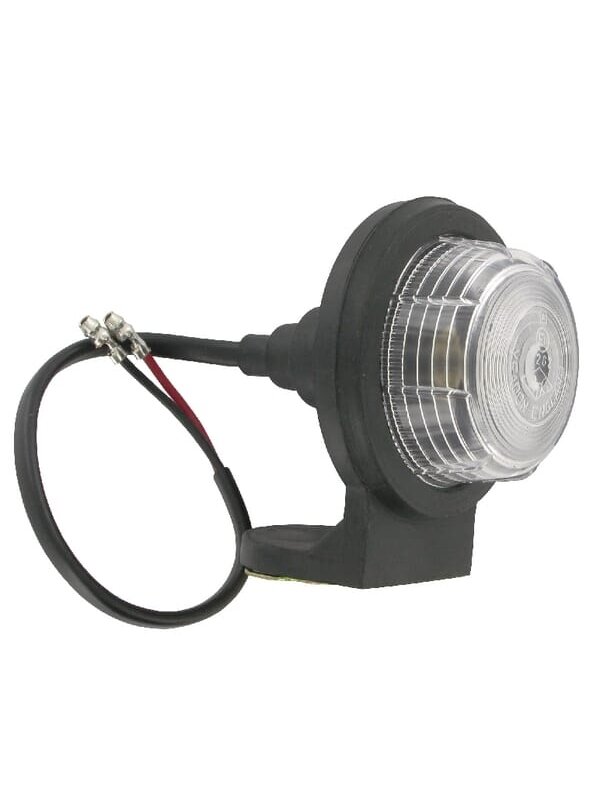 Apvalus gabaritinis žibintas, 12/24 V, baltas, tvirtinamas varžtais, "Britax Apvalus gabaritinis žibintas, 12/24 V, baltas, tvirtinamas varžtais, "Britax