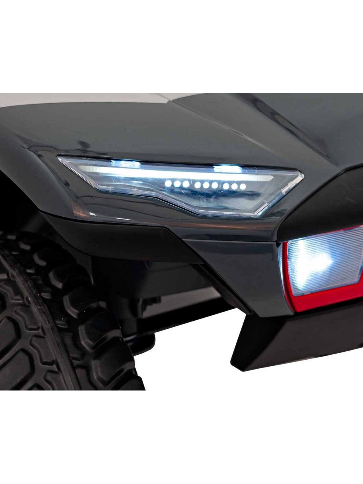 Audi RSQ E-TRON Pilka Elektromobilis vaikams 13