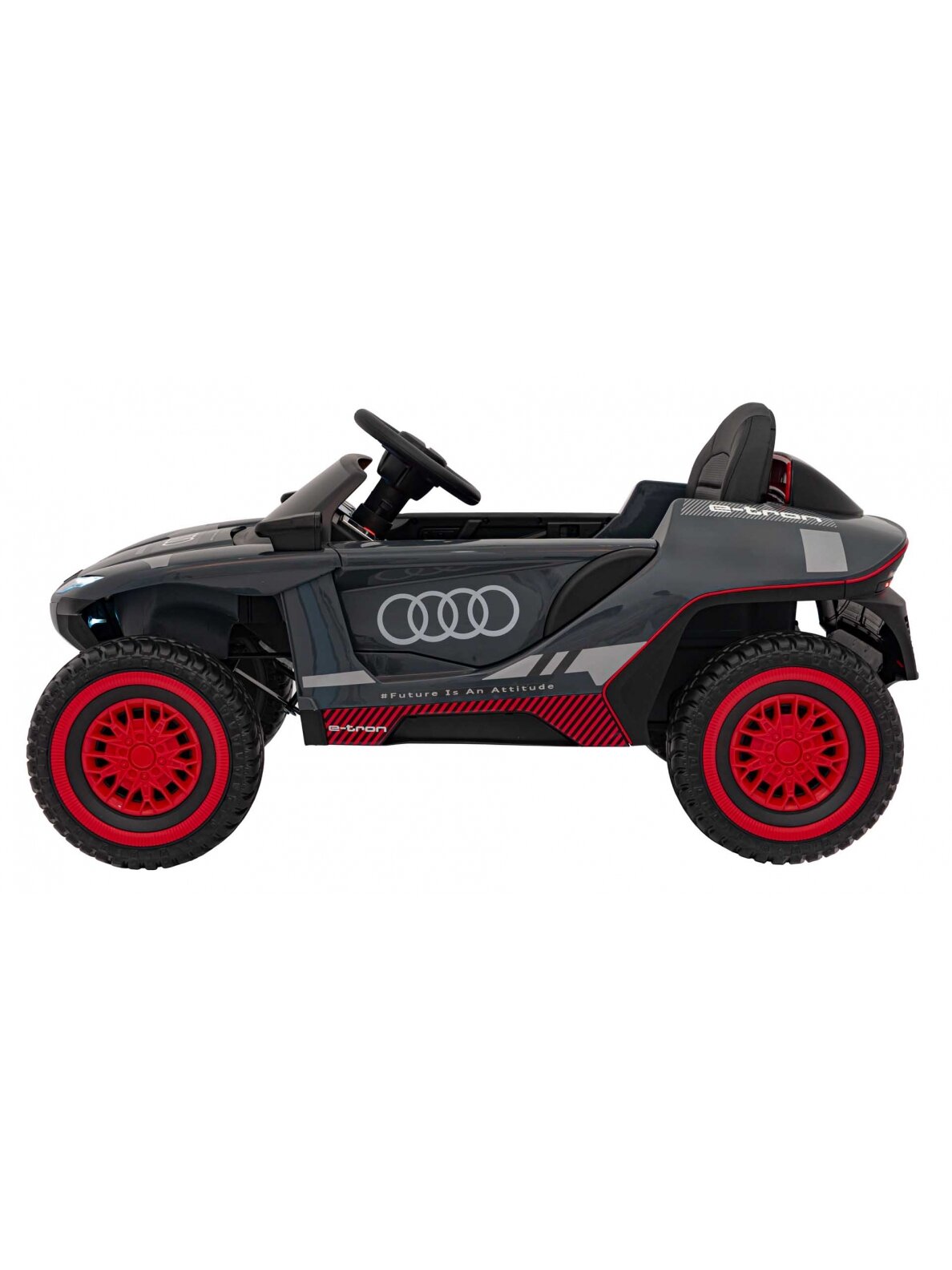 Audi RSQ E-TRON Pilka Elektromobilis vaikams 3