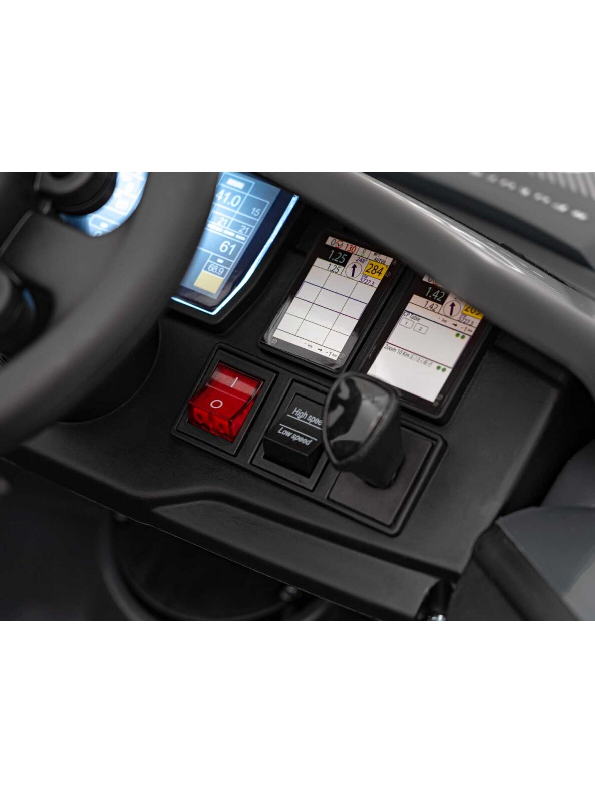 Audi RSQ E-TRON Pilka Elektromobilis vaikams 9