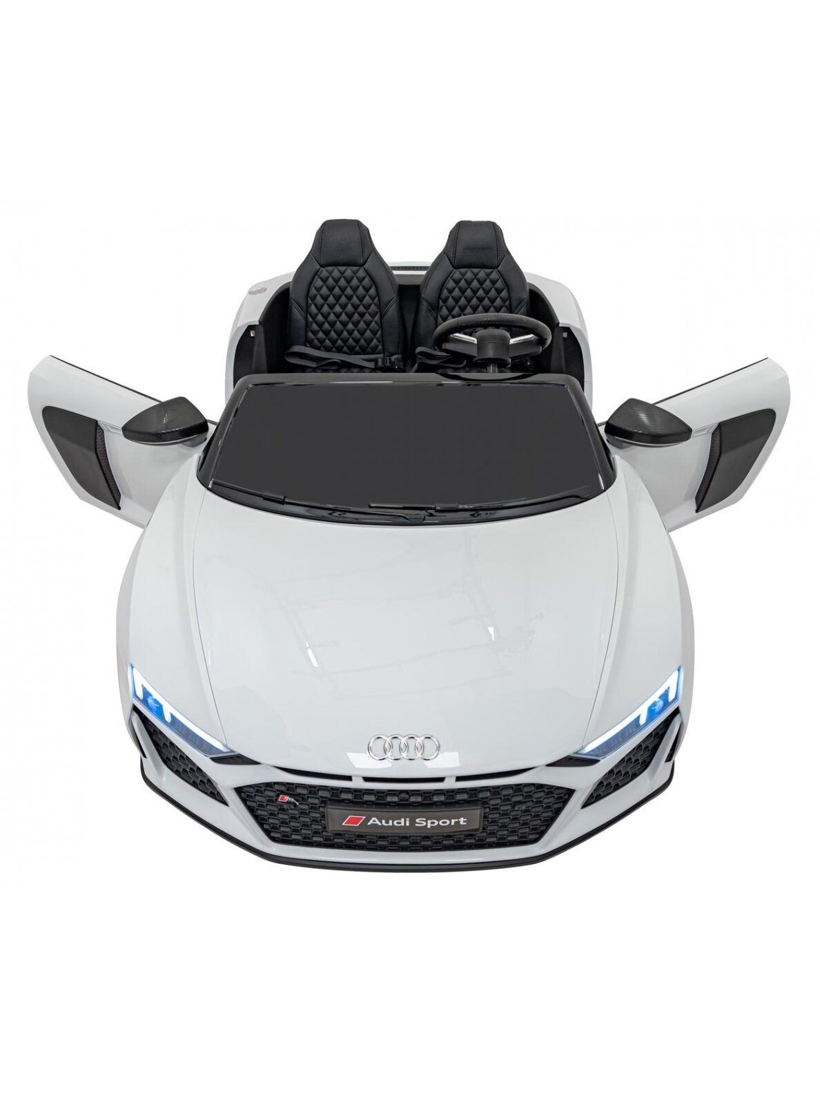 Audi Spyder R8 LIFT Elektromobilis vaikams Balta 9 Audi Spyder R8 LIFT Elektromobilis vaikams Balta 9