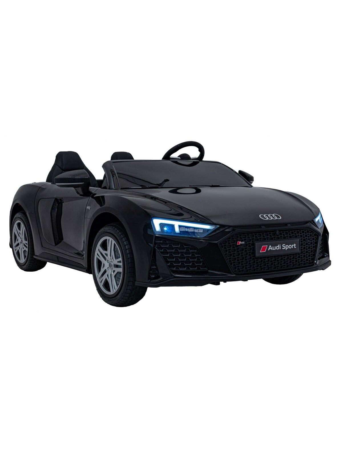 Audi Spyder R8 LIFT Elektromobilis vaikams Juoda 28 Audi Spyder R8 LIFT Elektromobilis vaikams Juoda 28