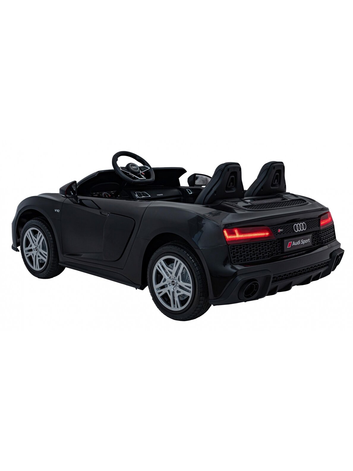 Audi Spyder R8 LIFT Elektromobilis vaikams Juoda 31 Audi Spyder R8 LIFT Elektromobilis vaikams Juoda 31