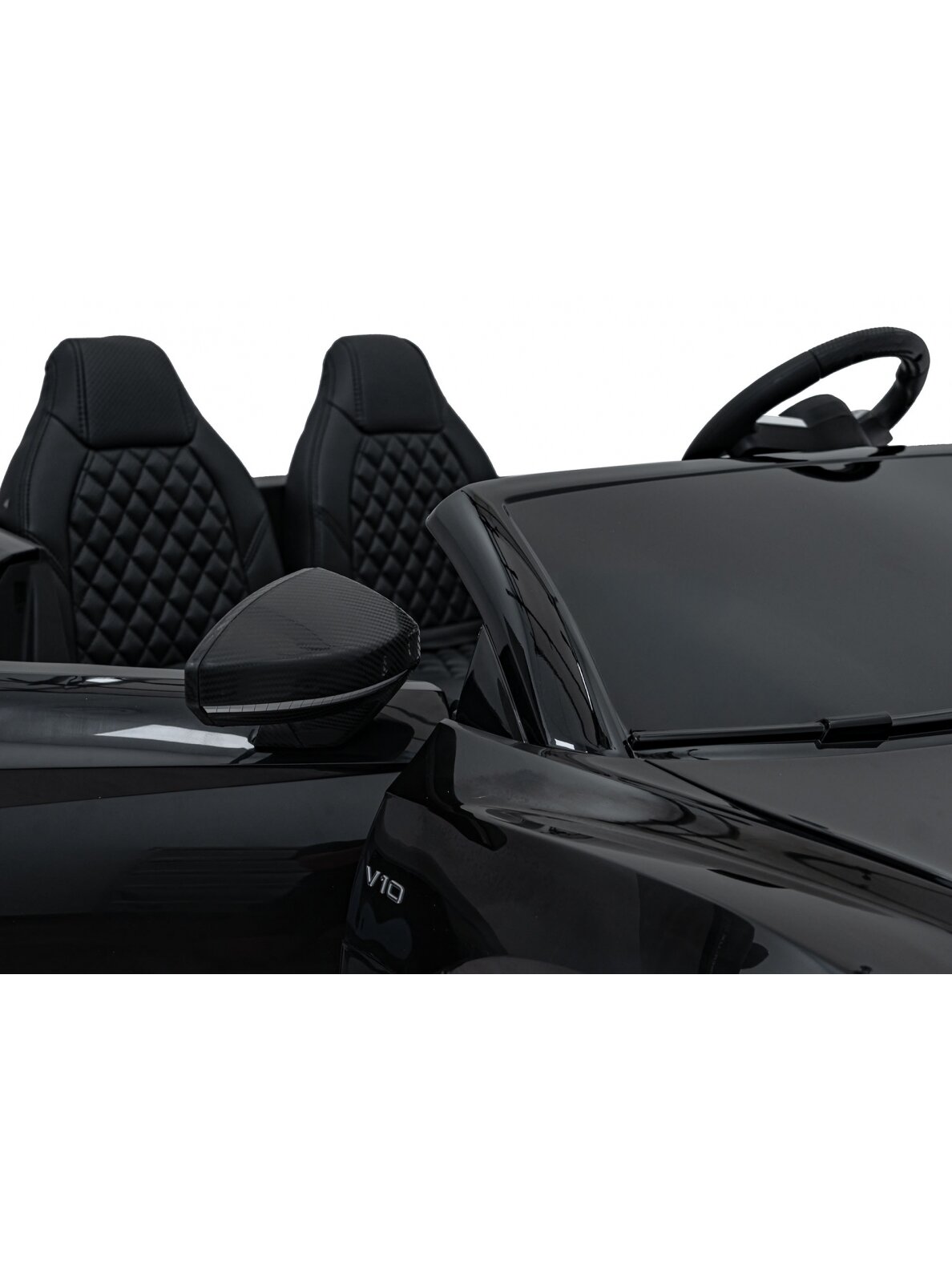 Audi Spyder R8 LIFT Elektromobilis vaikams Juoda 36 Audi Spyder R8 LIFT Elektromobilis vaikams Juoda 36