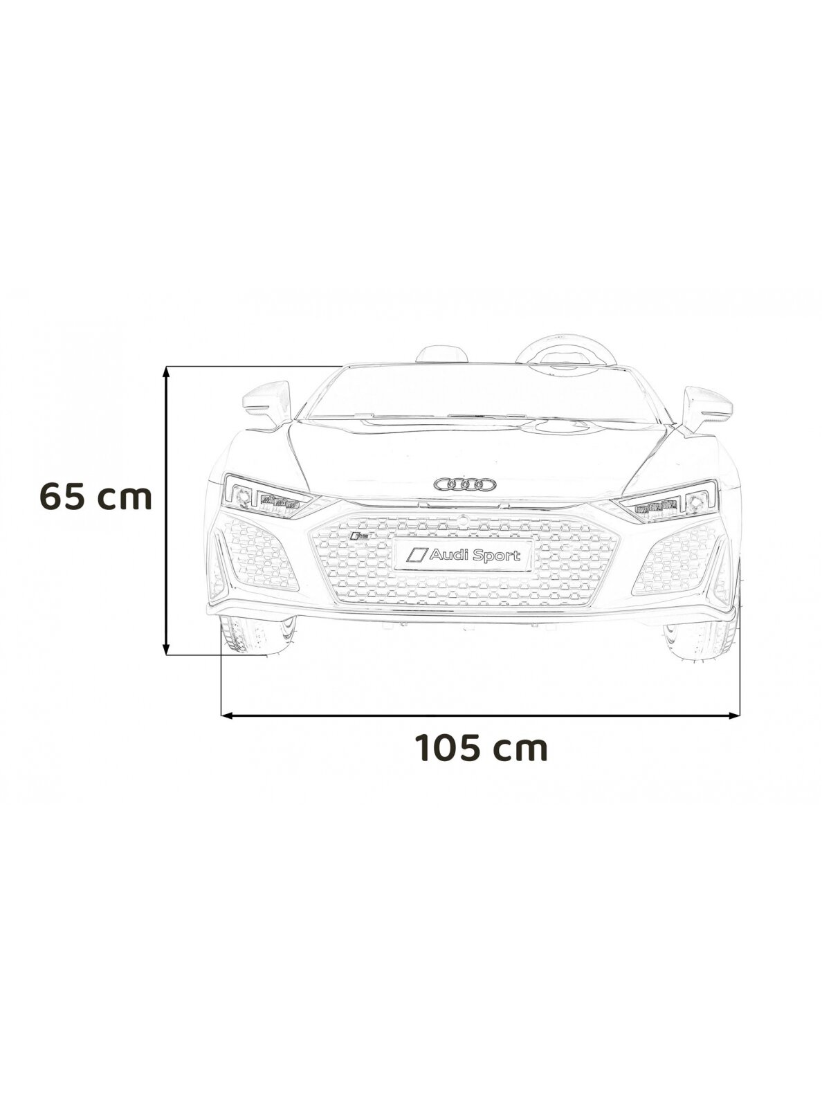 Audi Spyder R8 LIFT Elektromobilis vaikams Juoda 40 Audi Spyder R8 LIFT Elektromobilis vaikams Juoda 40