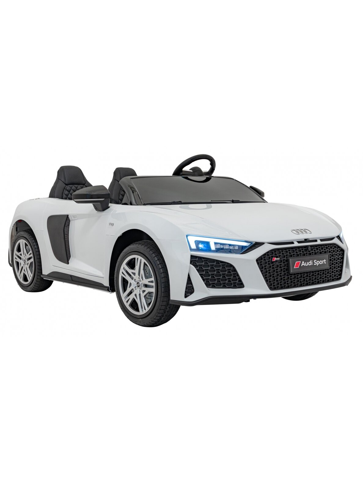 Audi Spyder R8 LIFT Elektromobilis vaikams STRONG Balta 1 Audi Spyder R8 LIFT Elektromobilis vaikams STRONG Balta 1