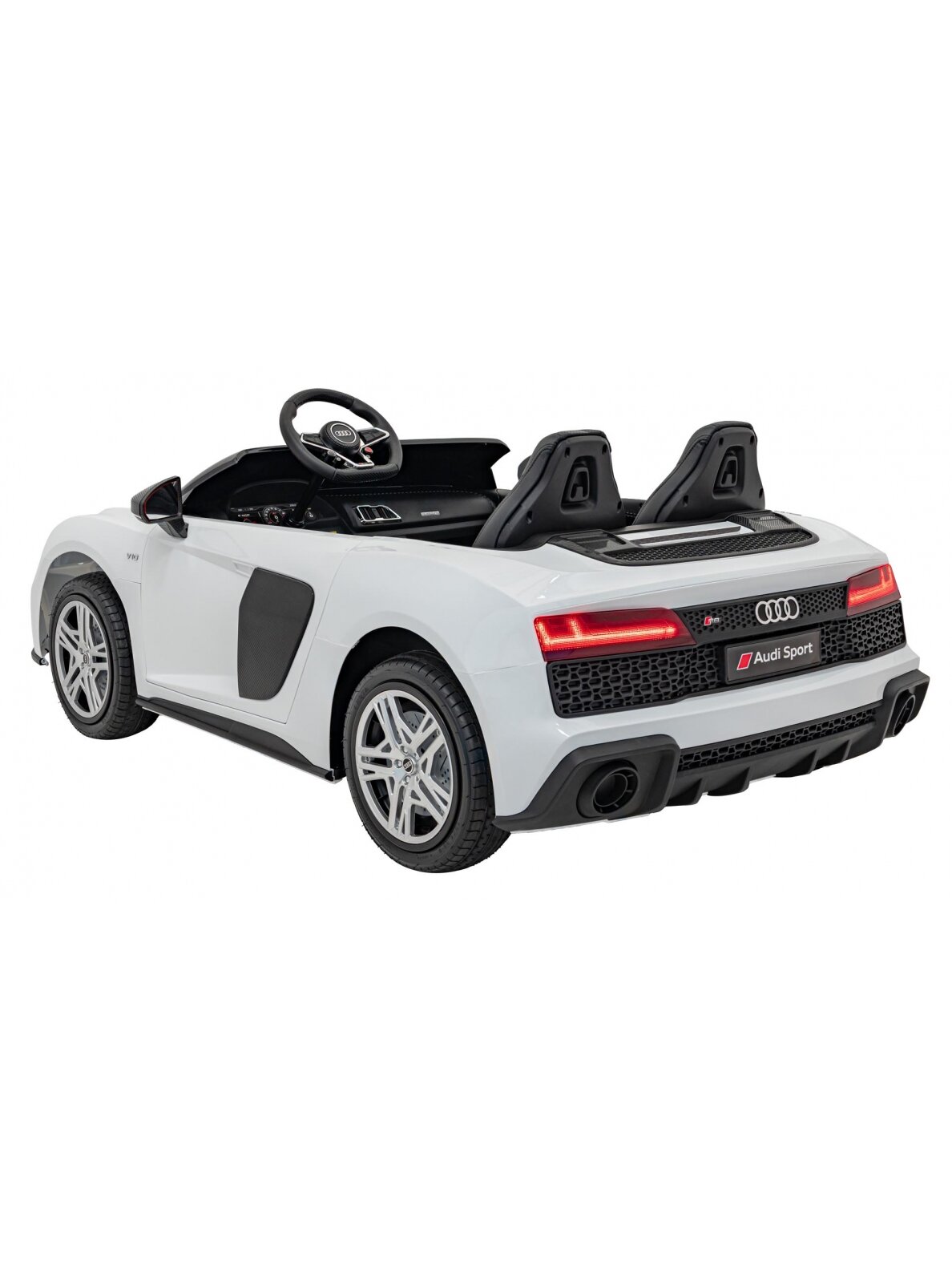 Audi Spyder R8 LIFT Elektromobilis vaikams STRONG Balta 4 Audi Spyder R8 LIFT Elektromobilis vaikams STRONG Balta 4