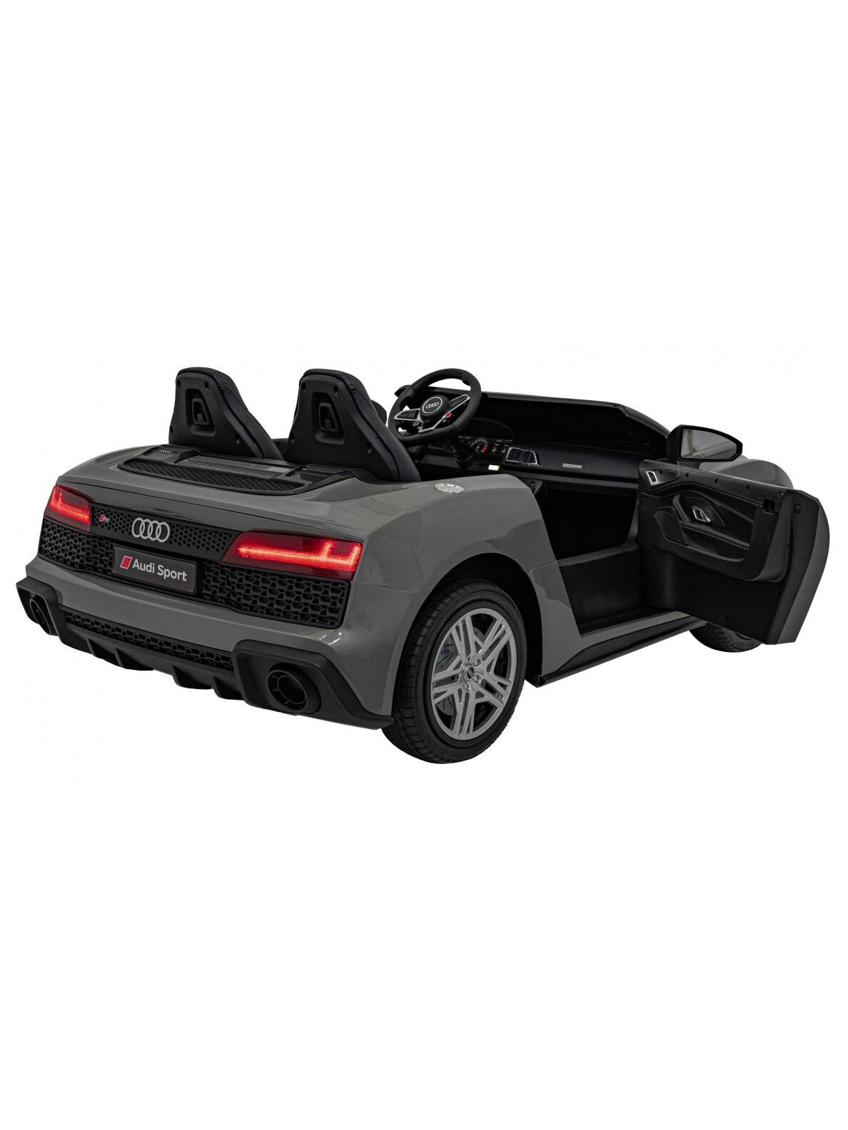Audi Spyder R8 LIFT Elektromobilis vaikams STRONG Grey 22 Audi Spyder R8 LIFT Elektromobilis vaikams STRONG Grey 22