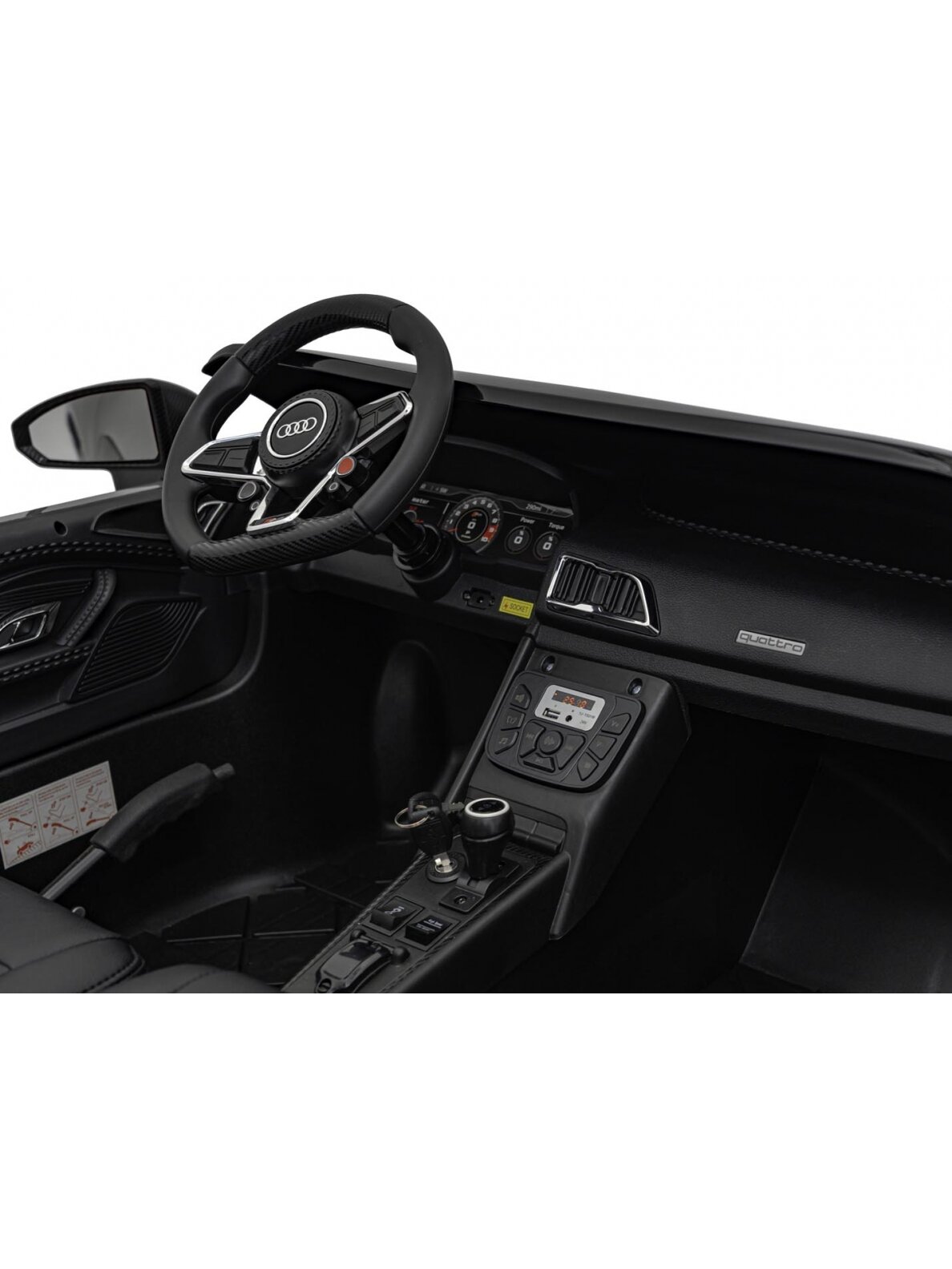 Audi Spyder R8 LIFT Elektromobilis vaikams STRONG Grey 23 Audi Spyder R8 LIFT Elektromobilis vaikams STRONG Grey 23