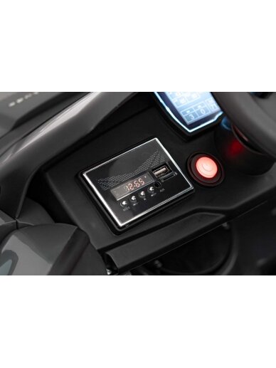 Audi RSQ E-TRON Pilka Elektromobilis vaikams 10