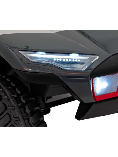 Audi RSQ E-TRON Pilka Elektromobilis vaikams 13
