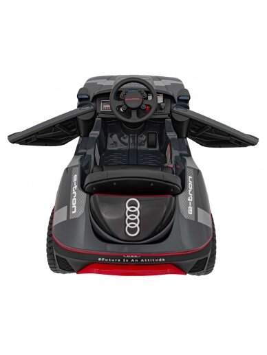 Audi RSQ E-TRON Pilka Elektromobilis vaikams 19