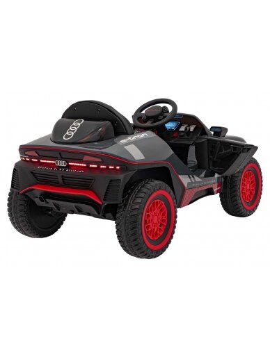 Audi RSQ E-TRON Pilka Elektromobilis vaikams 7
