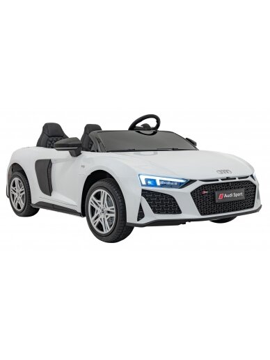 Audi Spyder R8 LIFT Elektromobilis vaikams Balta 1