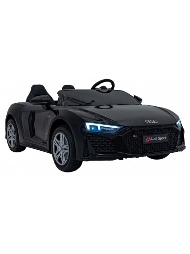 Audi Spyder R8 LIFT Elektromobilis vaikams Juoda 28 Audi Spyder R8 LIFT Elektromobilis vaikams Juoda 28