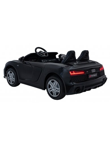Audi Spyder R8 LIFT Elektromobilis vaikams Juoda 31 Audi Spyder R8 LIFT Elektromobilis vaikams Juoda 31