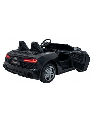 Audi Spyder R8 LIFT Elektromobilis vaikams Juoda 47 Audi Spyder R8 LIFT Elektromobilis vaikams Juoda 47