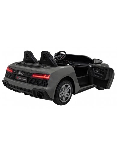 Audi Spyder R8 LIFT Elektromobilis vaikams STRONG Grey 22
