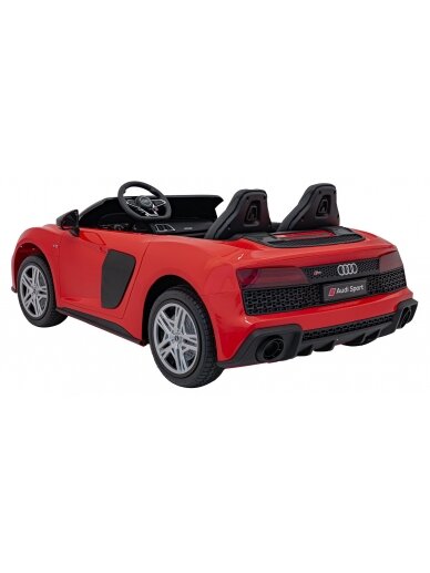 Audi Spyder R8 LIFT Elektromobilis vaikams STRONG Raudona 13 Audi Spyder R8 LIFT Elektromobilis vaikams STRONG Raudona 13