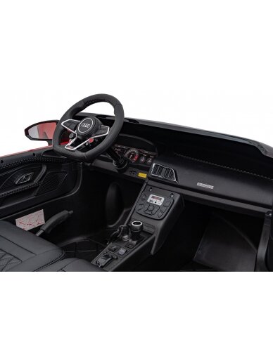 Audi Spyder R8 LIFT Elektromobilis vaikams STRONG Raudona 17 Audi Spyder R8 LIFT Elektromobilis vaikams STRONG Raudona 17