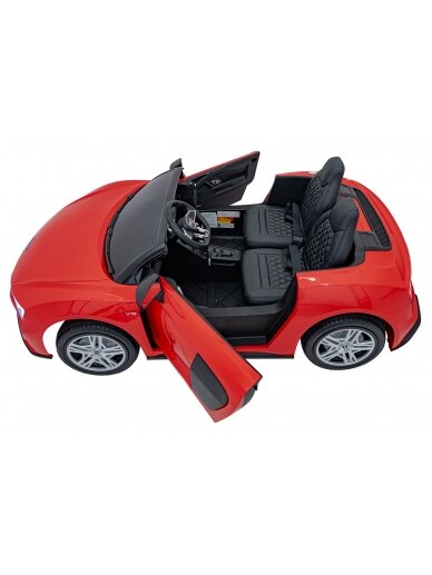 Audi Spyder R8 LIFT Elektromobilis vaikams STRONG Raudona 25 Audi Spyder R8 LIFT Elektromobilis vaikams STRONG Raudona 25