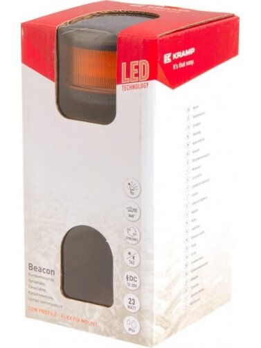 "Beacon" LED LP "Flex" tvirtinimo įtaisas 1 "Beacon" LED LP "Flex" tvirtinimo įtaisas 1