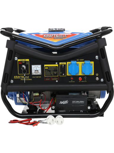 Benzininis vienfazis elektros generatorius 3000W 12/230V KRAFT&DELE, KD143 Benzininis vienfazis elektros generatorius 3000W 12/230V KRAFT&DELE, KD143