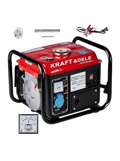 Benzininis vienfazis generatorius 1200 W KD109 Benzininis vienfazis generatorius 1200 W KD109
