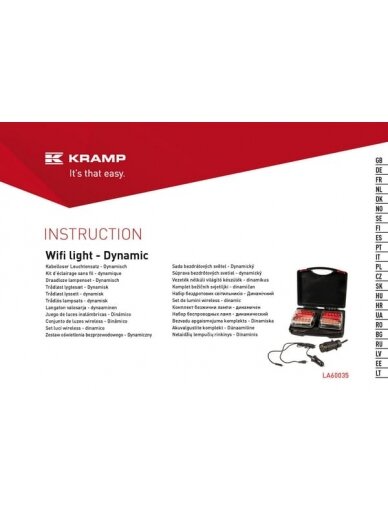 Belaidis LED šviestuvų rinkinys, kvadratinis, 12 V, ličio jonų, magnetinis, 110x103, 7 kontaktų kištukas, Kramp 8 Belaidis LED šviestuvų rinkinys, kvadratinis, 12 V, ličio jonų, magnetinis, 110x103, 7 kontaktų kištukas, Kramp 8