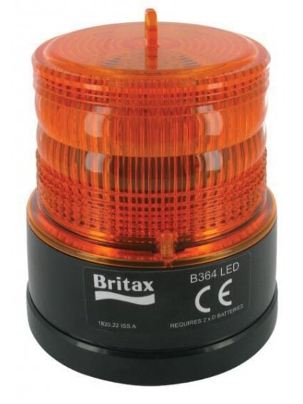 Besisukantis LED švyturėlis, gintarinis, magnetinis, Ø 108 mm x 126 mm, baterija, 20 LED, Britax Besisukantis LED švyturėlis, gintarinis, magnetinis, Ø 108 mm x 126 mm, baterija, 20 LED, Britax