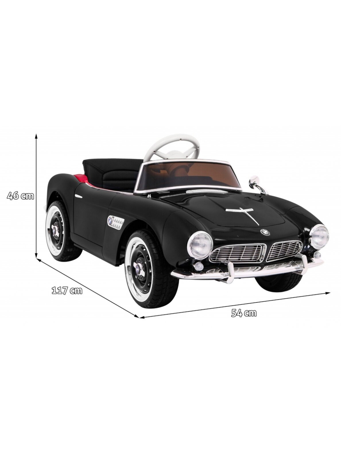 BMW 507 Retro juoda 1
