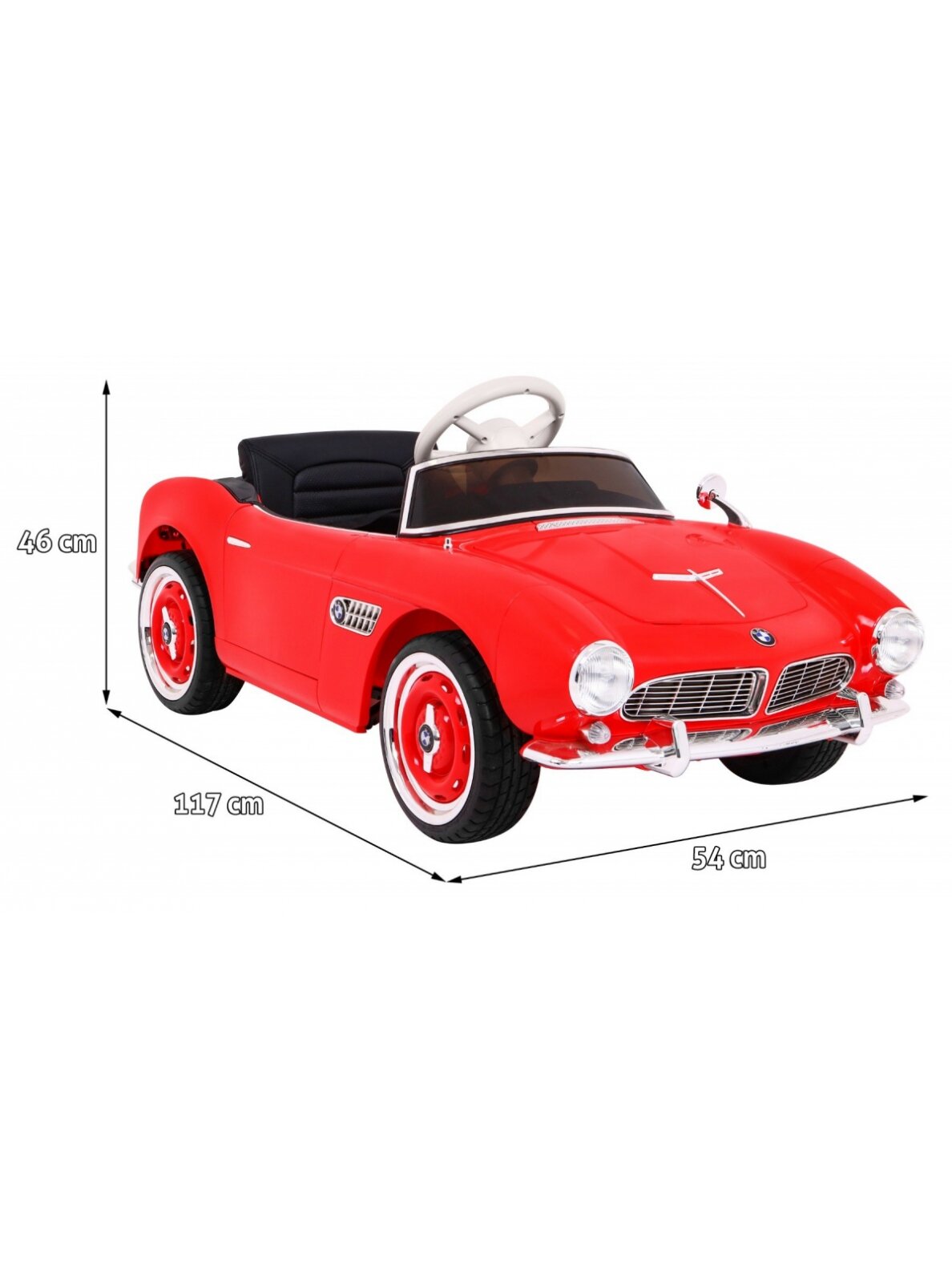 Bmw 507 Retro raudona 1