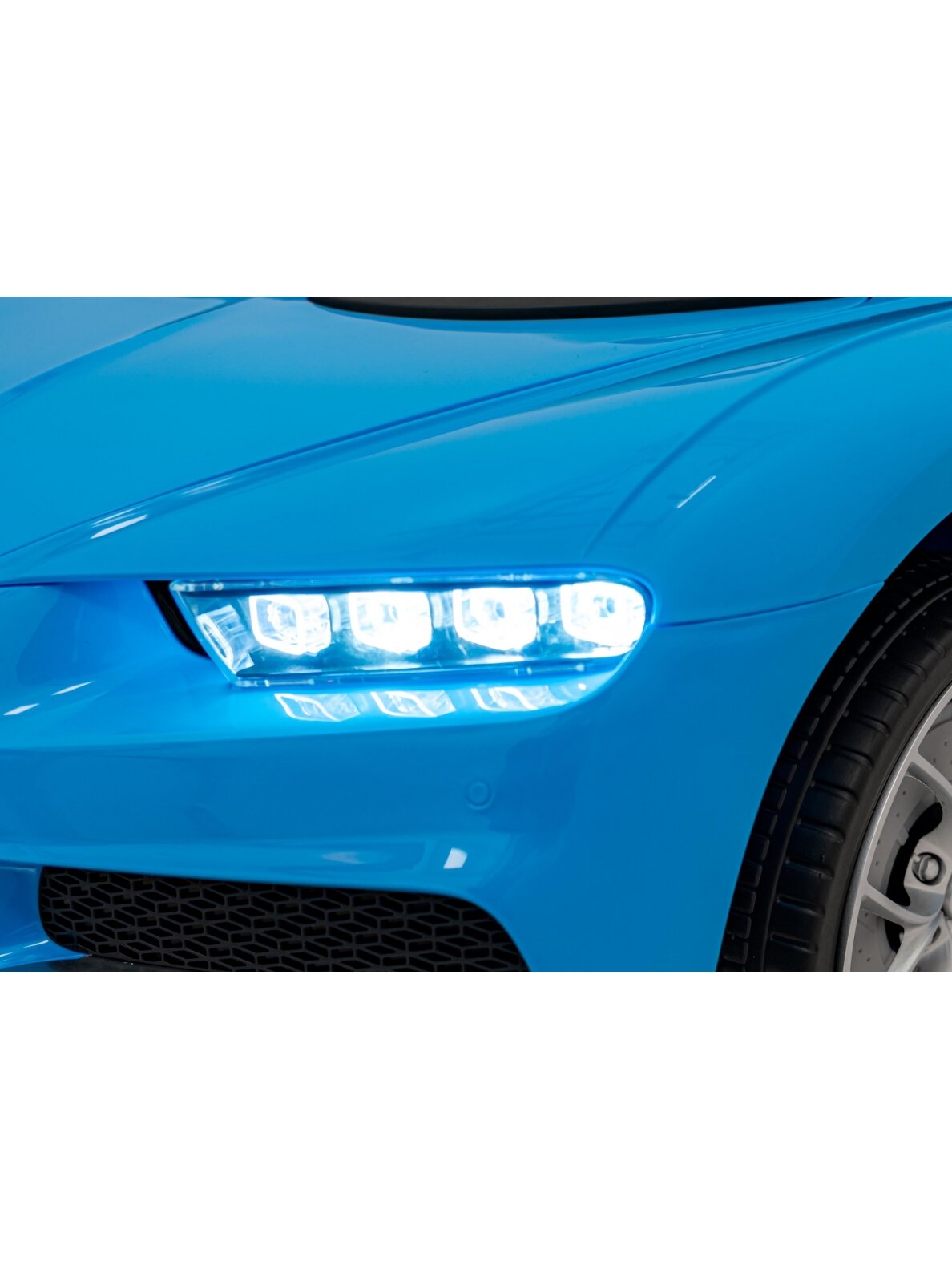 Bugatti Chiron Blue Elektromobilis vaikams 12