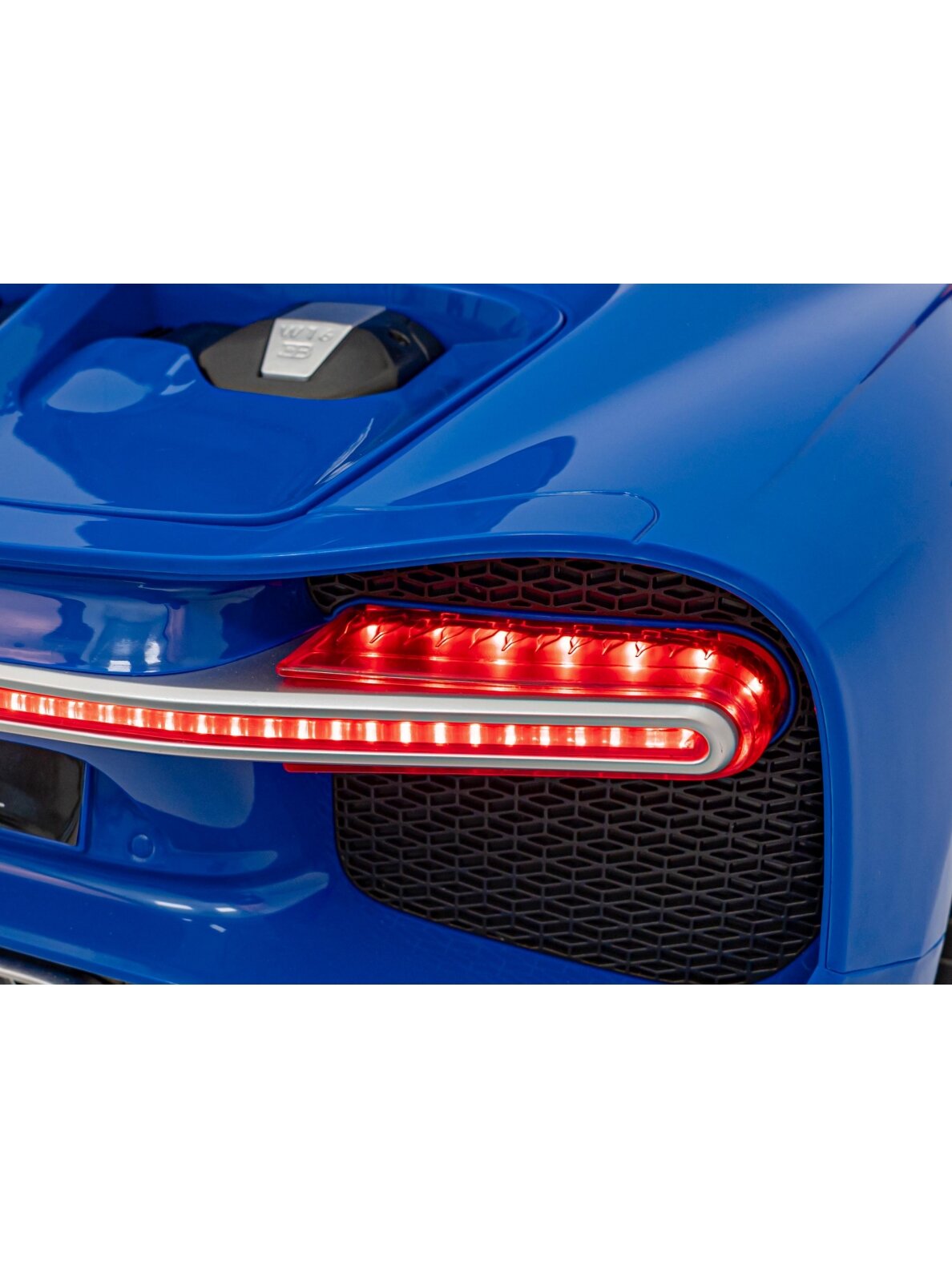 Bugatti Chiron Blue Elektromobilis vaikams 13
