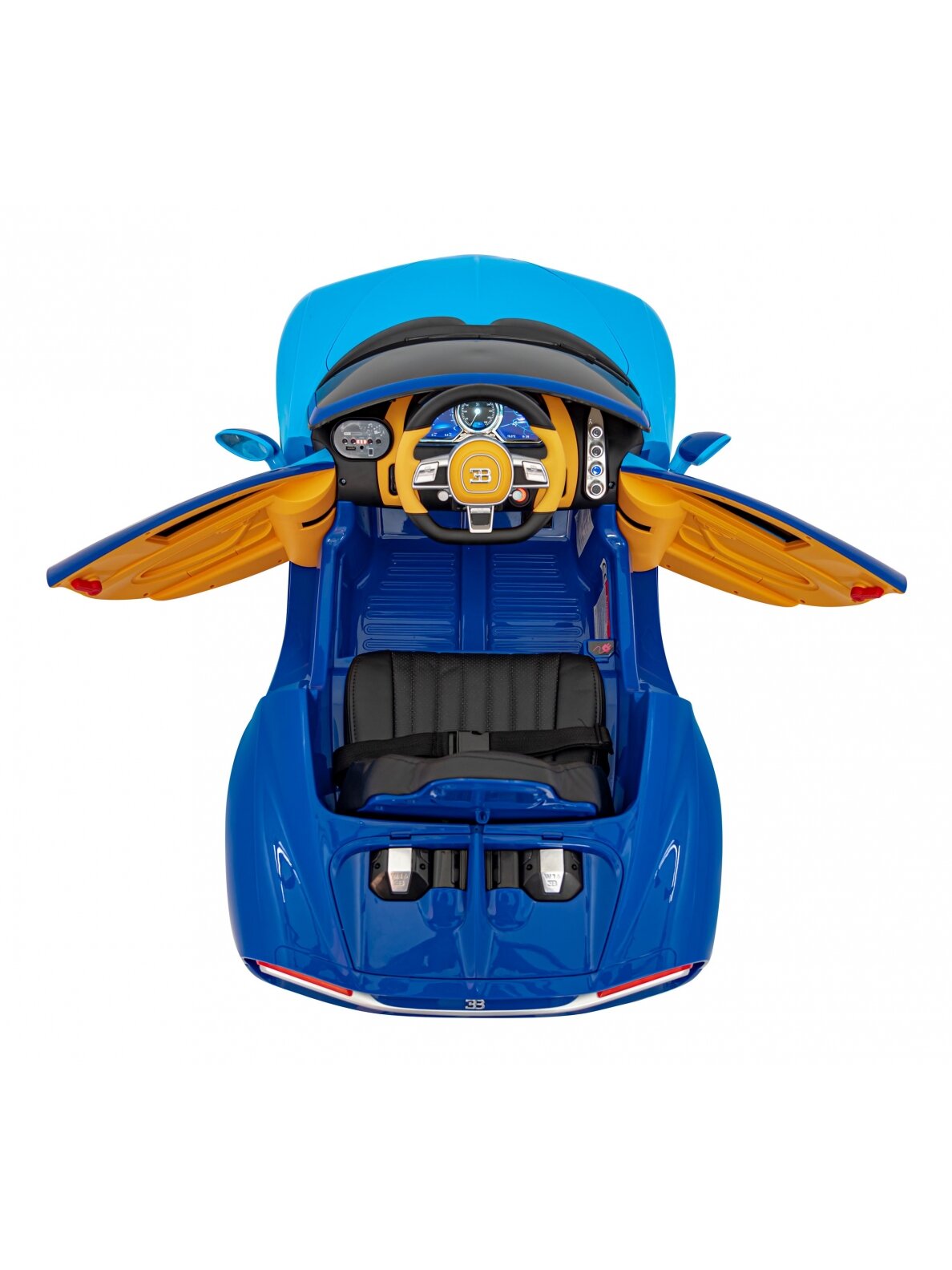 Bugatti Chiron Blue Elektromobilis vaikams 16