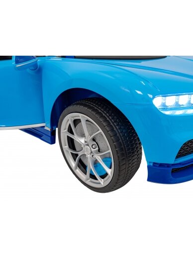 Bugatti Chiron Blue Elektromobilis vaikams 10 Bugatti Chiron Blue Elektromobilis vaikams 10