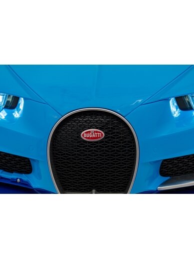 Bugatti Chiron Blue Elektromobilis vaikams 11