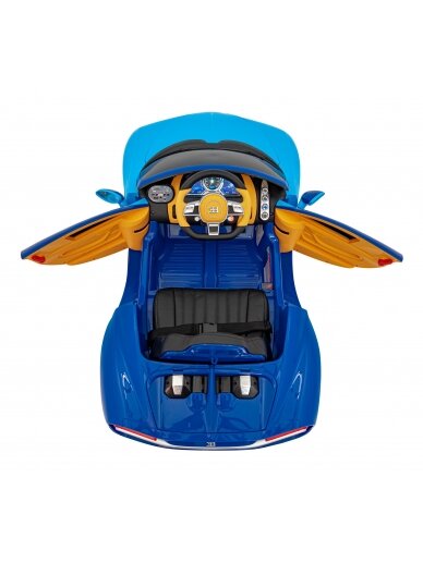 Bugatti Chiron Blue Elektromobilis vaikams 16