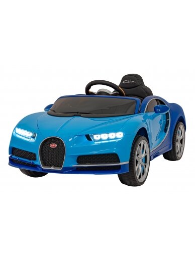 Bugatti Chiron Blue Elektromobilis vaikams 21