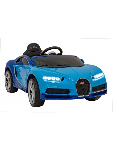 Bugatti Chiron Blue Elektromobilis vaikams Bugatti Chiron Blue Elektromobilis vaikams