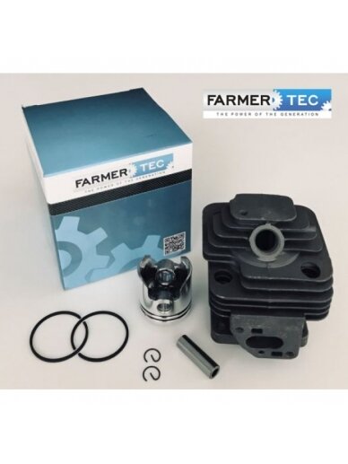 Cilindro komplektas, Kinietiško trimerio 32CC FARMERTEC Cilindro komplektas, Kinietiško trimerio 32CC FARMERTEC