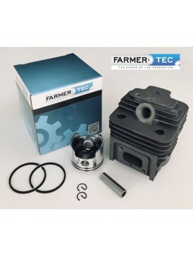 Cilindro komplektas, kiniškam trimeriui 52CC FARMERTEC Cilindro komplektas, kiniškam trimeriui 52CC FARMERTEC