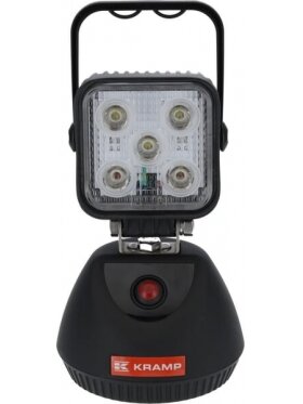 Darbinė LED lemputė, 15W, 900lm, 11-36V, juoda, 192.5x115x DC kištukas, 5 LED, Kramp 3