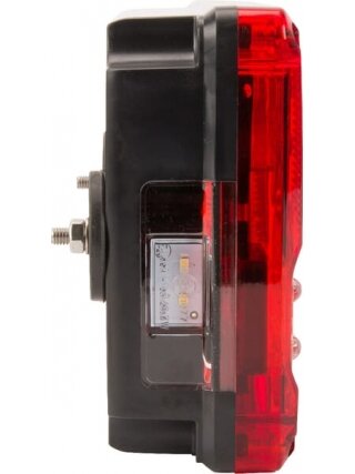 Daugiafunkcinis galinis RH žibintas LED, stačiakampis, 12-24V, 232x142x59mm, 5 kontaktų, Kramp 2